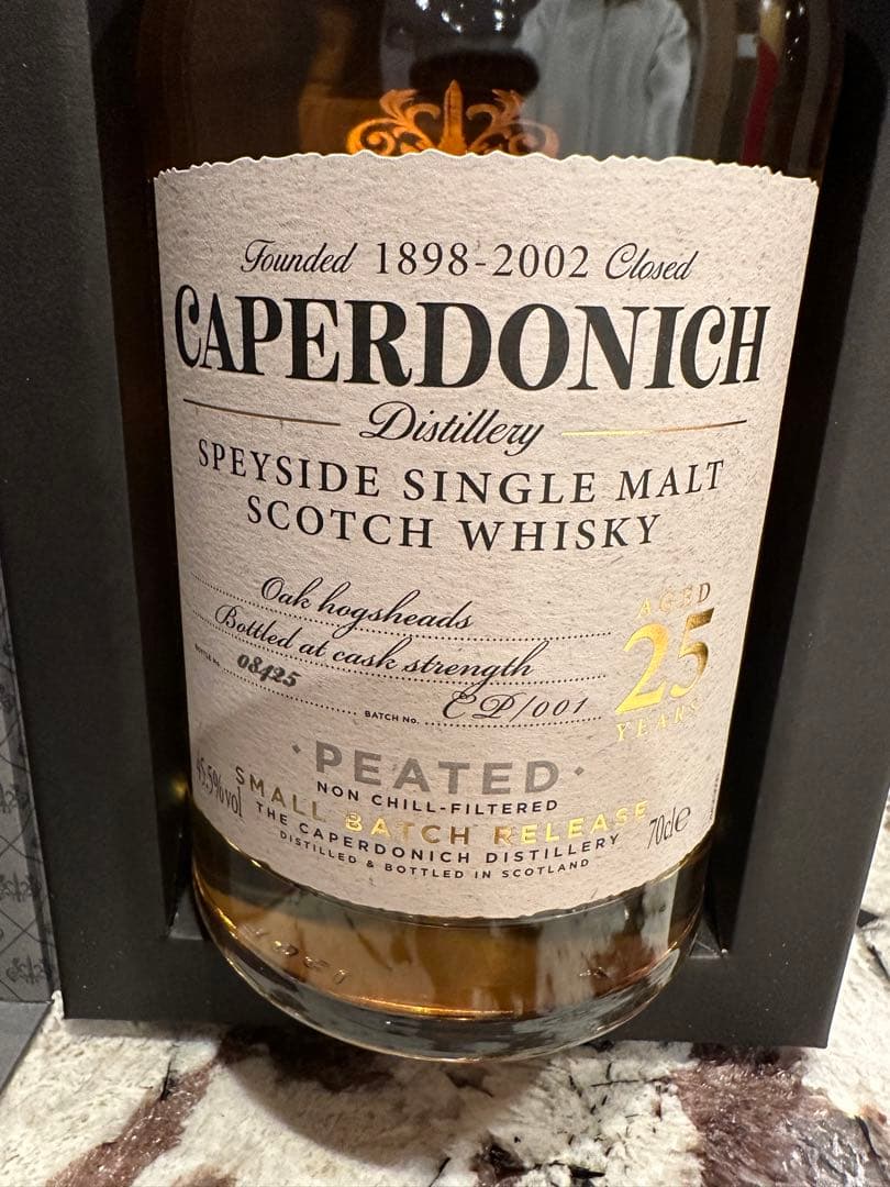 キャパドニック ピーテッド 25年CAPERDONICH Peated 25yo