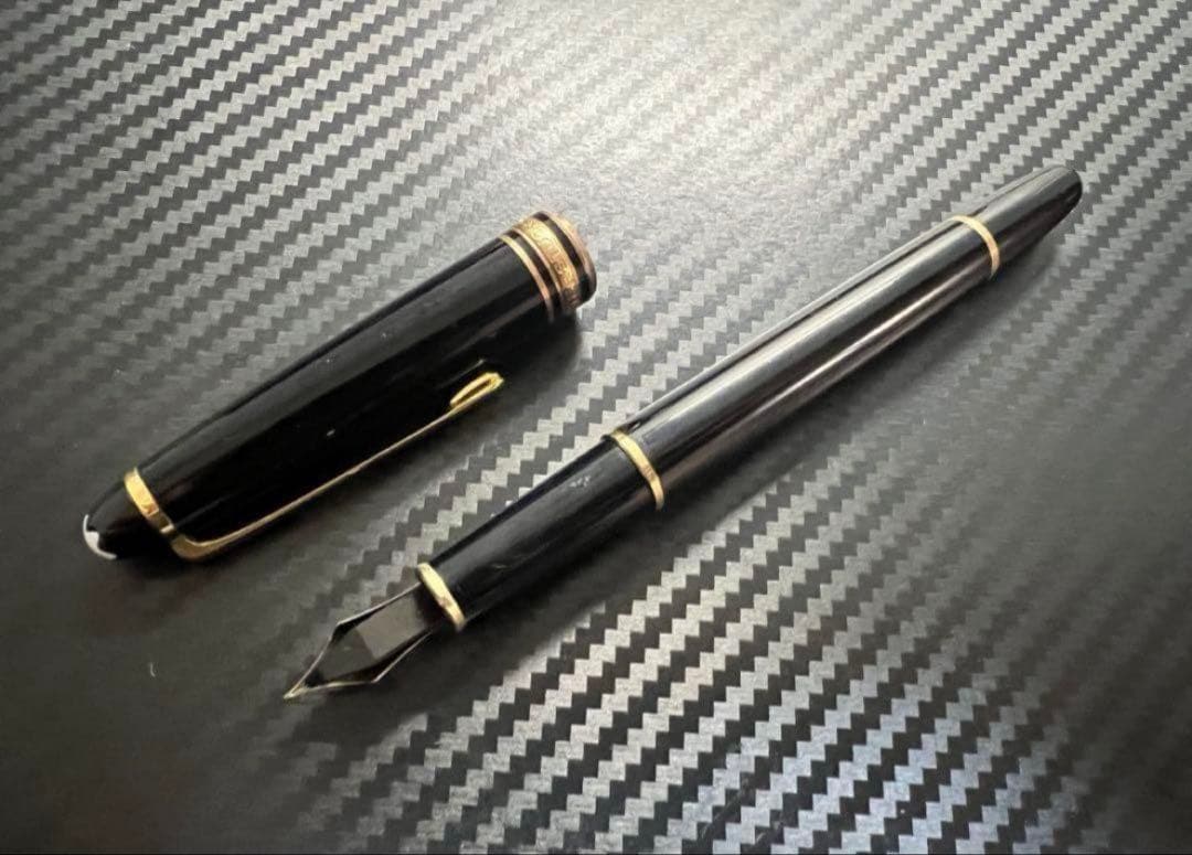 モンブラン 144 EF 全金 ブラック 万年筆 前期モデル