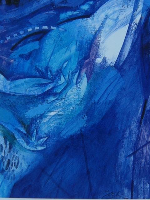 木原正徳、【ひとかたち（露の落ちる朝）】、希少な画集画