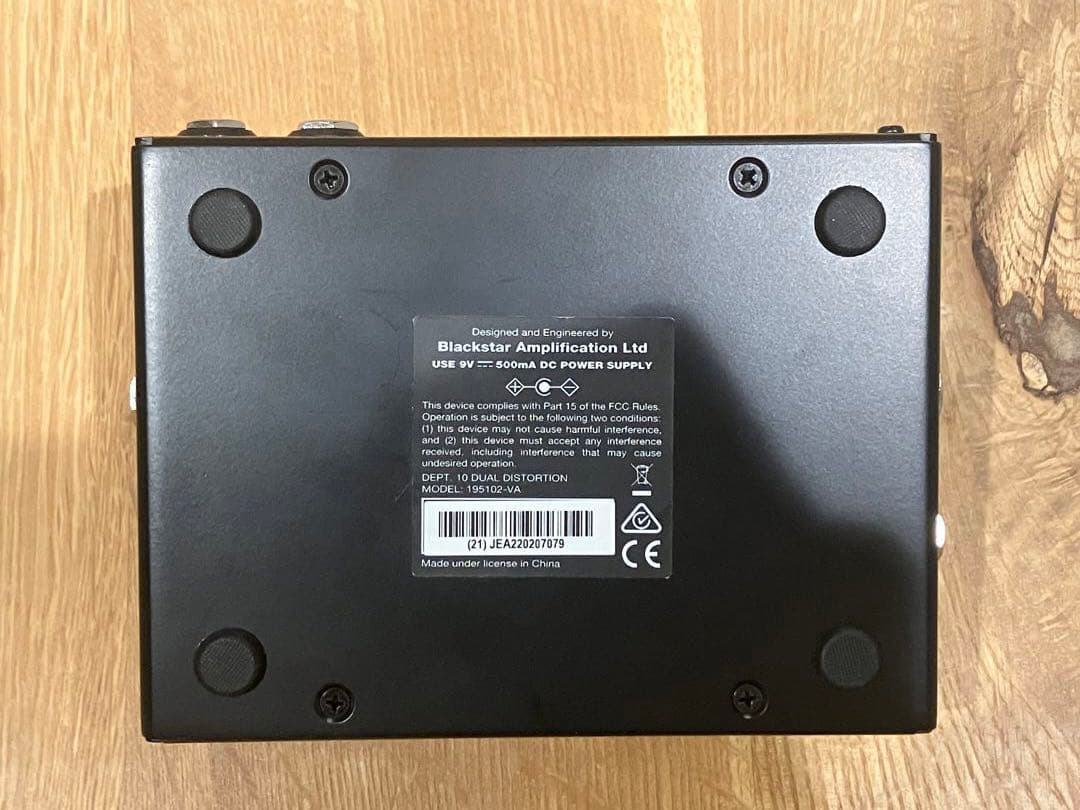 Blackstar DEPT.10 DUAL DISTORTION エフェクター