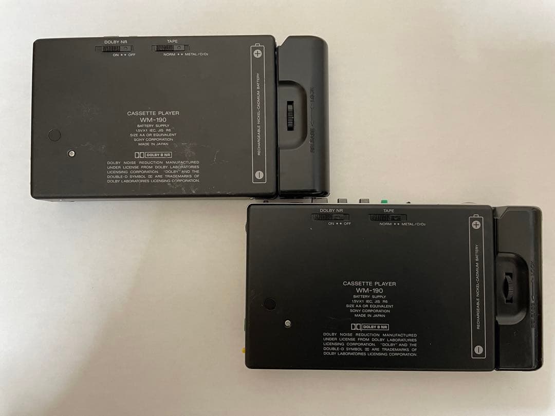 SONY WALKMAN WM-190 カセットプレーヤー 2個セット