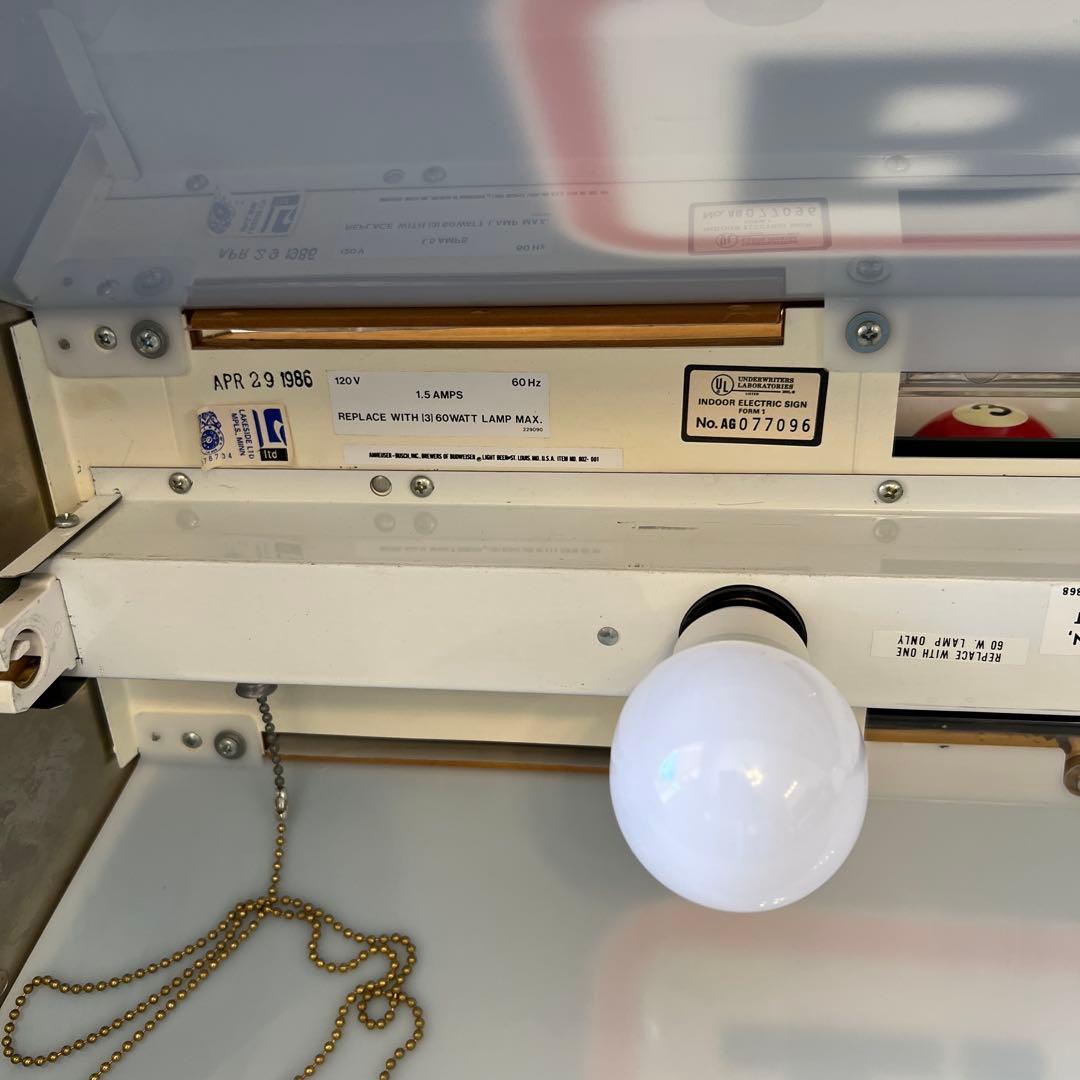 BUDLIGHT プールバーライト ヴィンテージ ※塗料の跡あり⭐️大特価⭐️