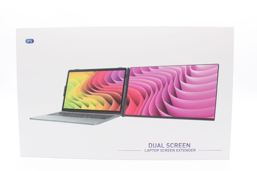 モバイルモニター　15.6インチ　デュアルディスプレイ　360度回転可能