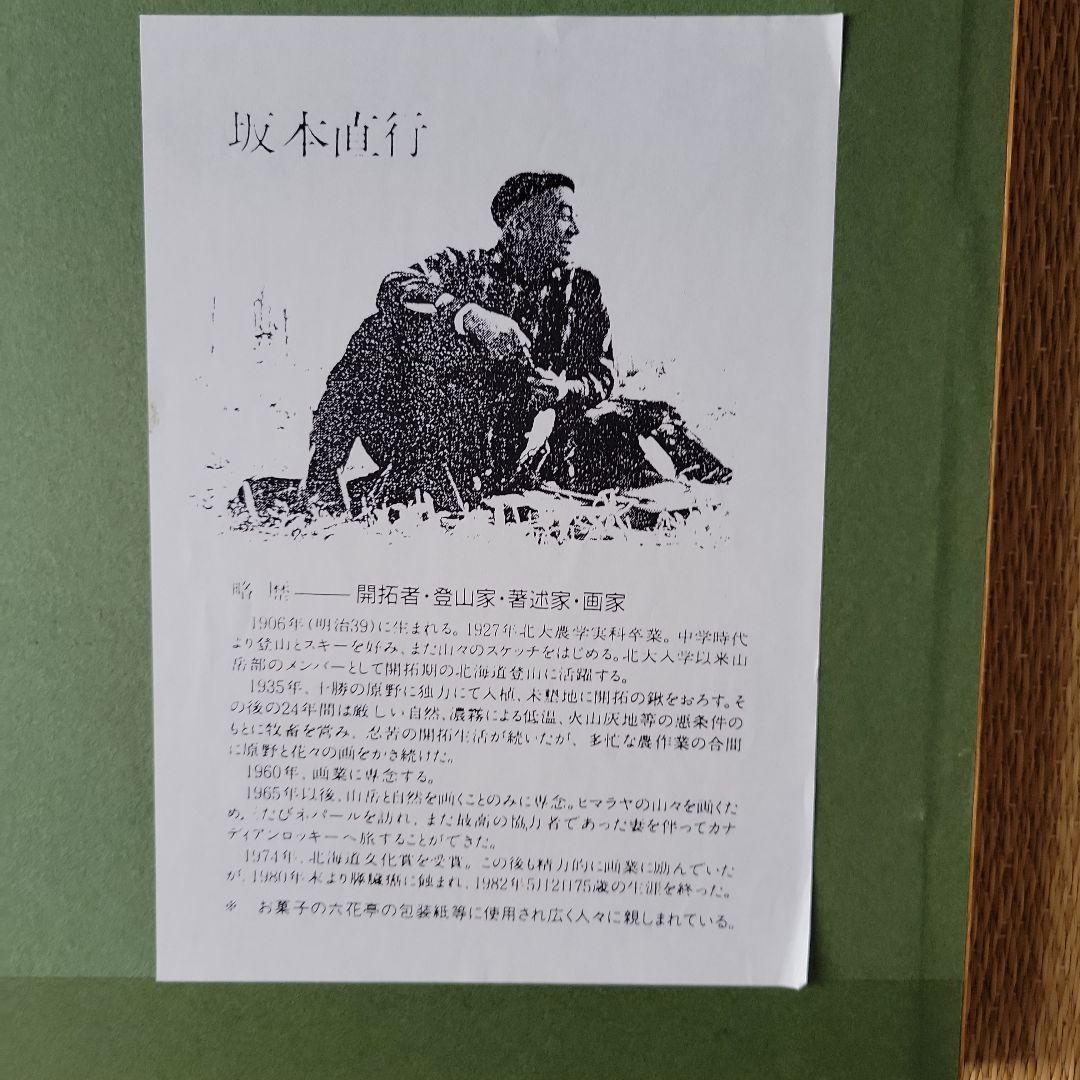 坂本直行 水彩画 「ポンテヒマール」