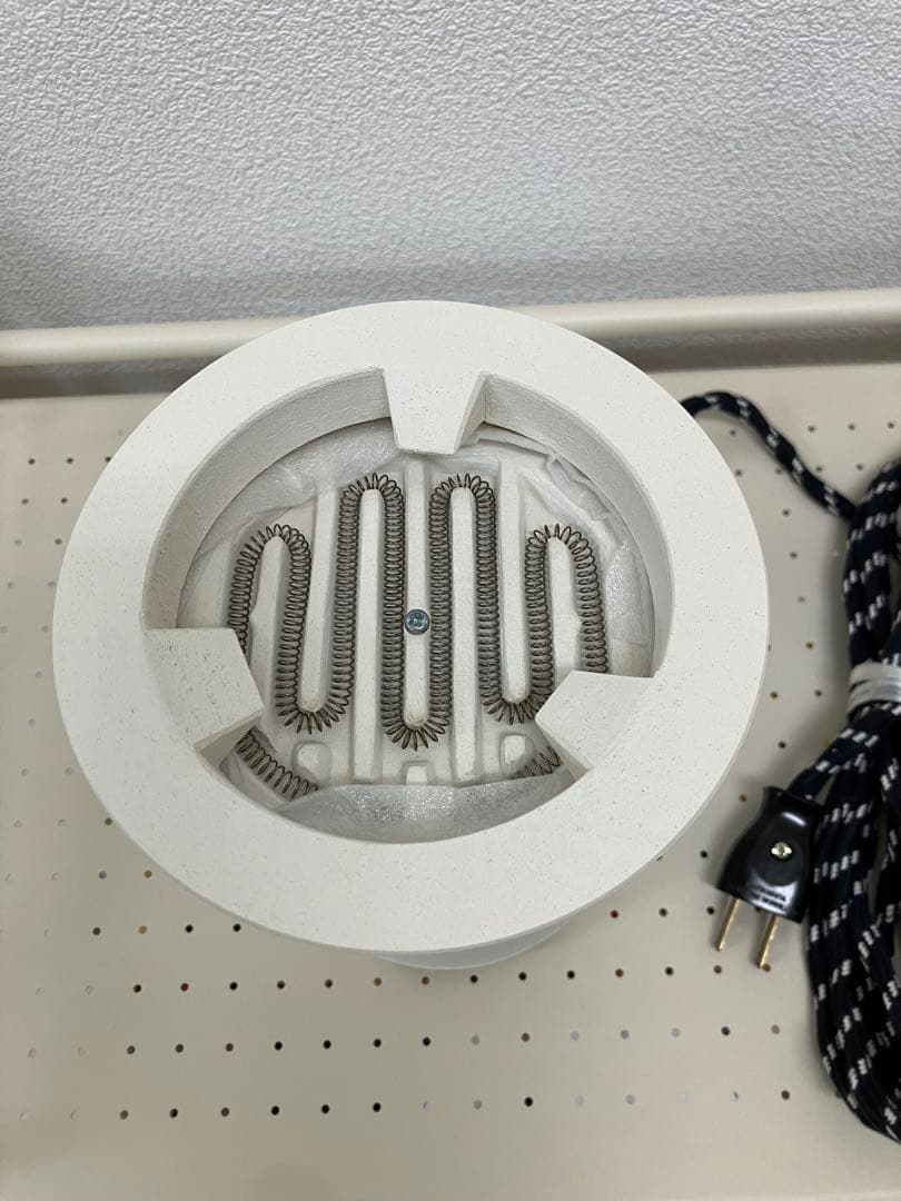 煎茶道 茶道具 白泥 涼炉 電熱ヒーター