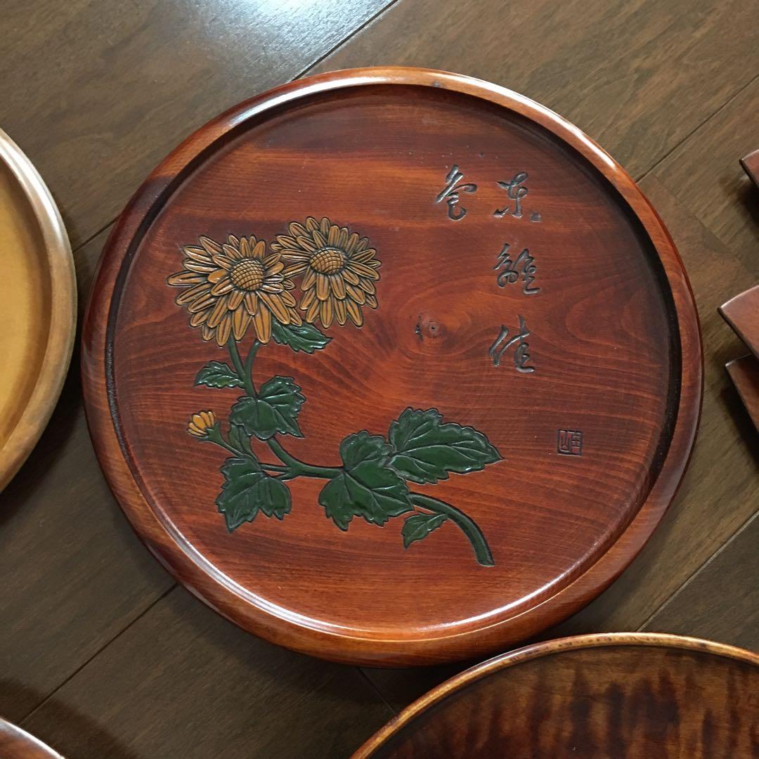 seitusmei　烏城彫　讃岐彫　讃岐漆器　A.B.C.D