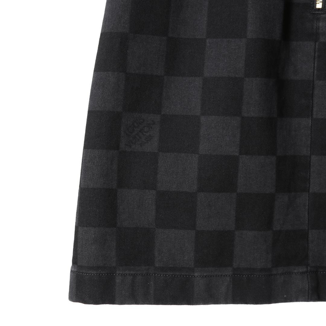 LOUIS VUITTON 22AW 美品 ダミエ グラフィット デニムスカート