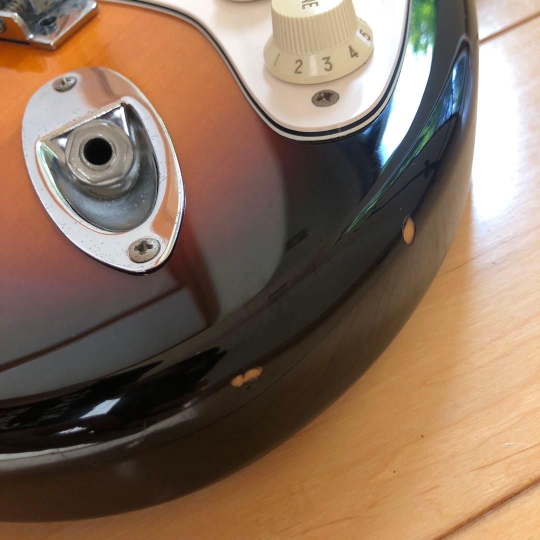 Squier　ストラトキャスター　サンバースト　スクワイアー