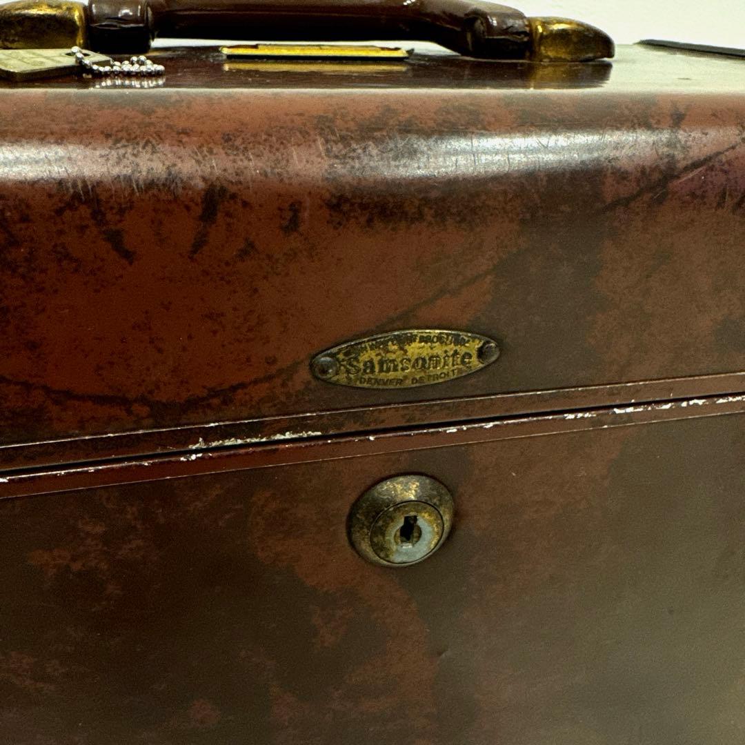 ヴィンテージ◎samsonite サムソナイト　メイクボックス　アメリカ製
