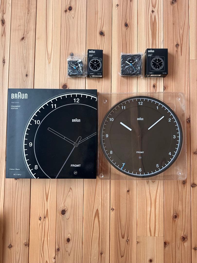 BRAUN FRAGMENT フラグメント　時計SET ブラック