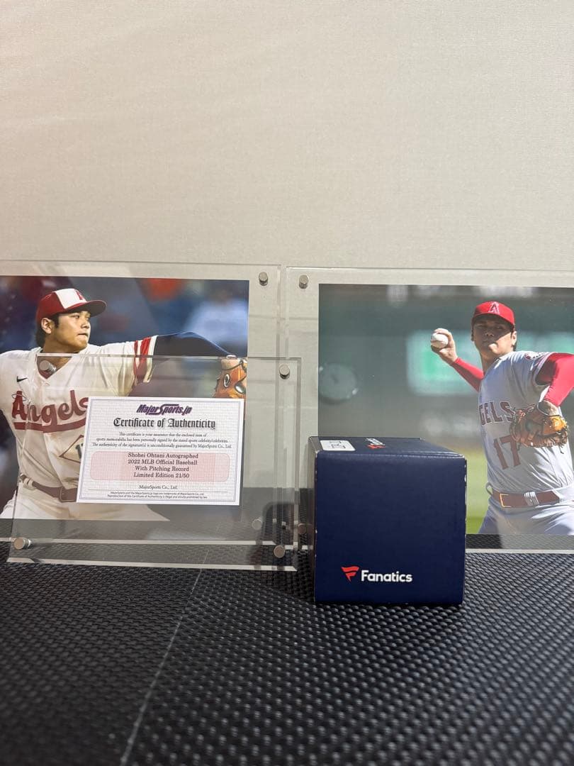 【NIFTY】大谷翔平 直筆サインボール MLB公式&Fanatics