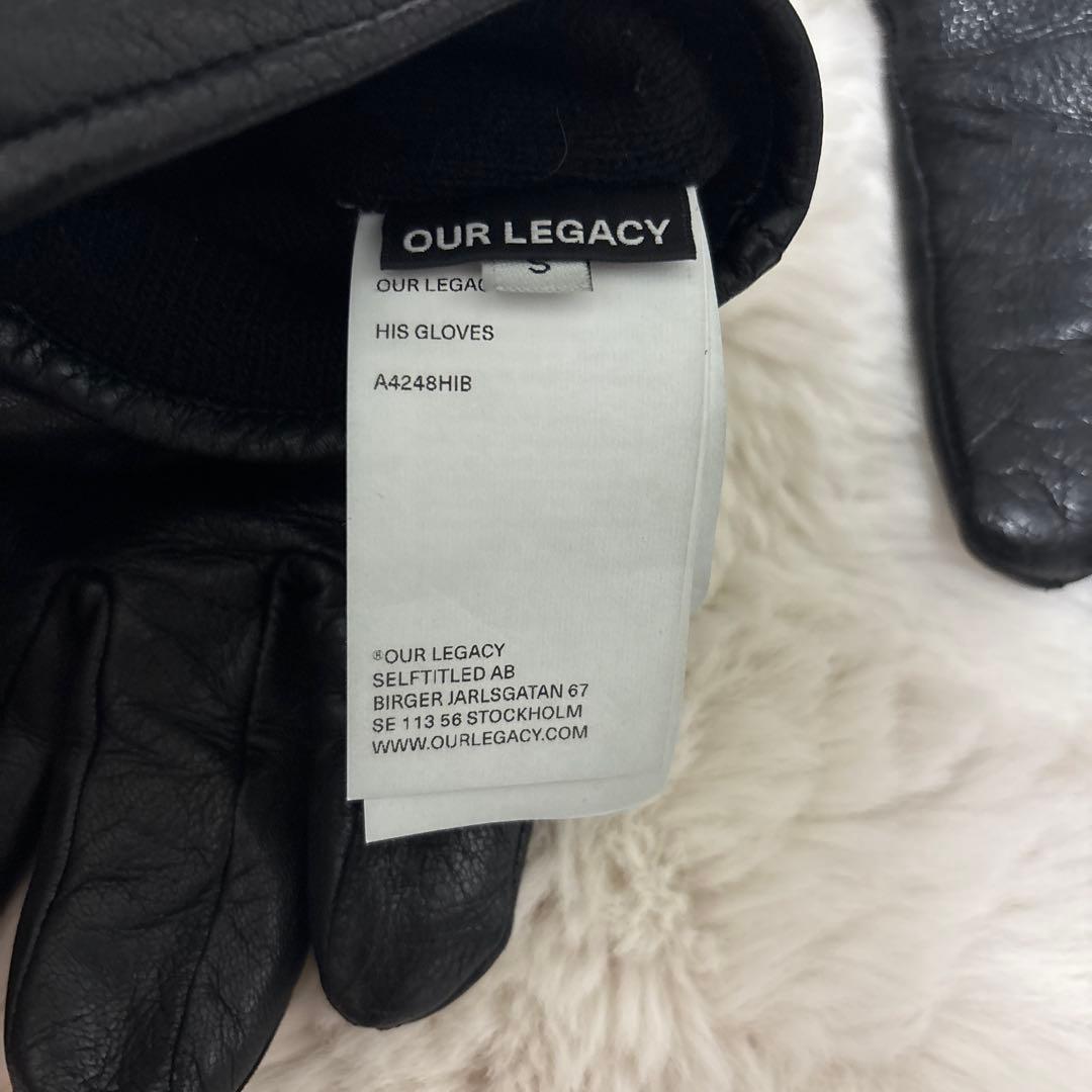 【OUR LEGACY】HIS GLOVES / S