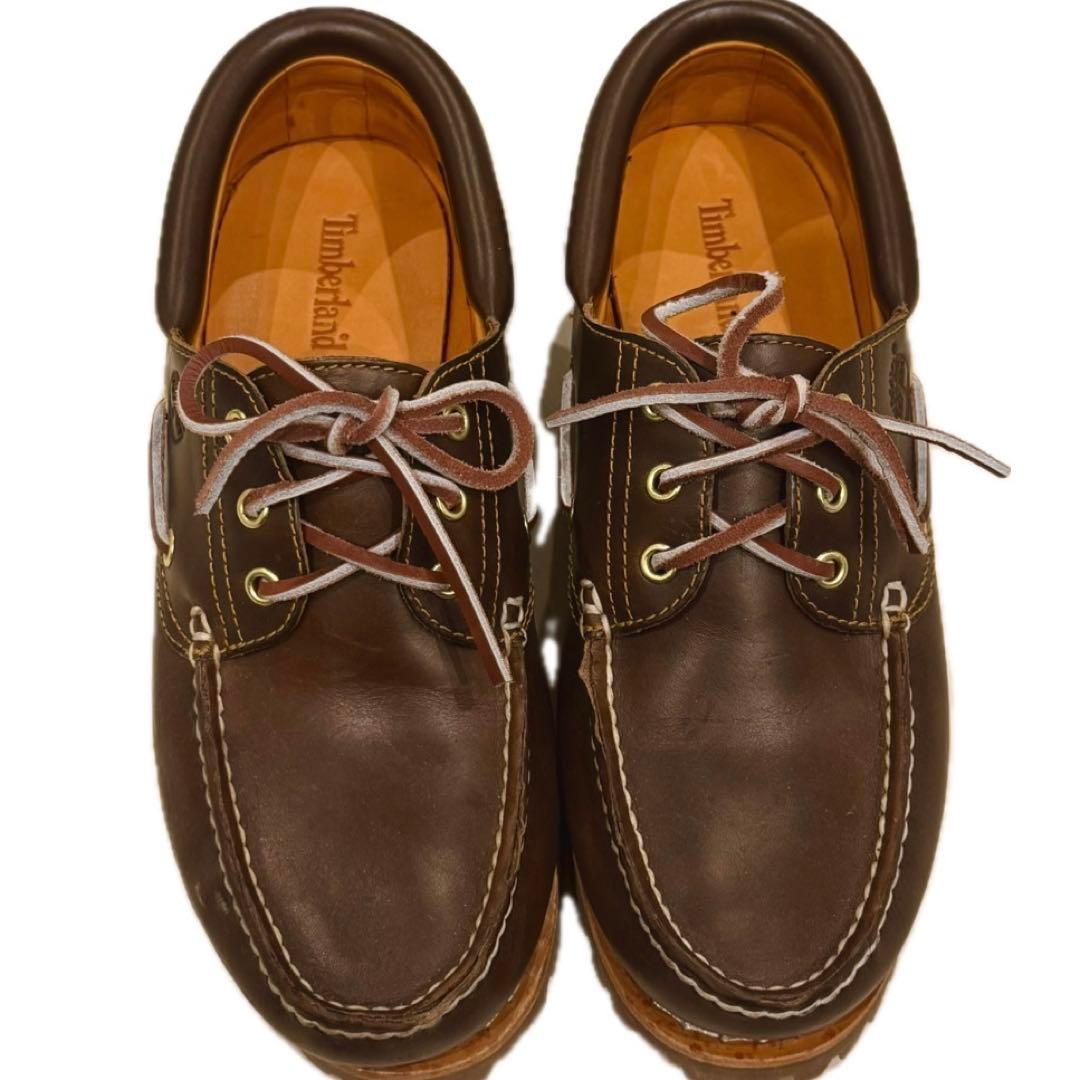 ティンバーランド スリーアイ クラシック ハンドソウン ボートシューズ