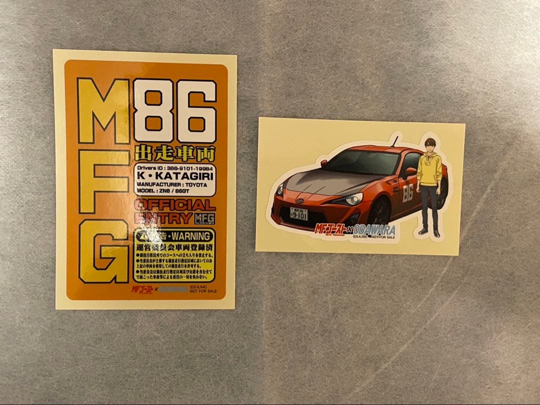 MFゴースト×ODAWARA アクリルキーホルダー　片桐夏向　ステッカー　他