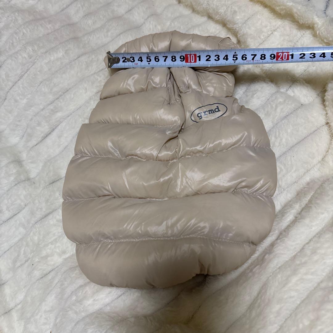 grmd 犬用ダウンウェア ベージュL