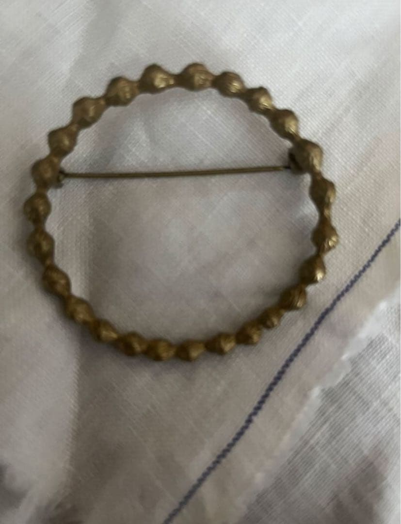 ミナペルホネン　タンバリン　ブローチ