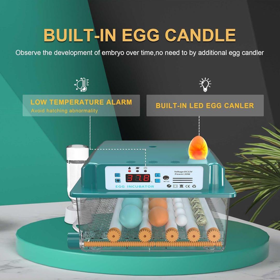 EGG INCUBATOR 最大12個用 自動湿度管理