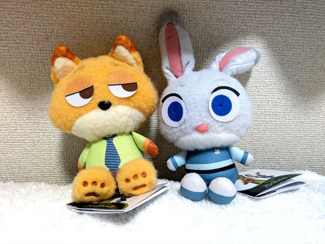 【り】ズートピア2 ぬいぐるみ マスコット 寝そべり 18点セット