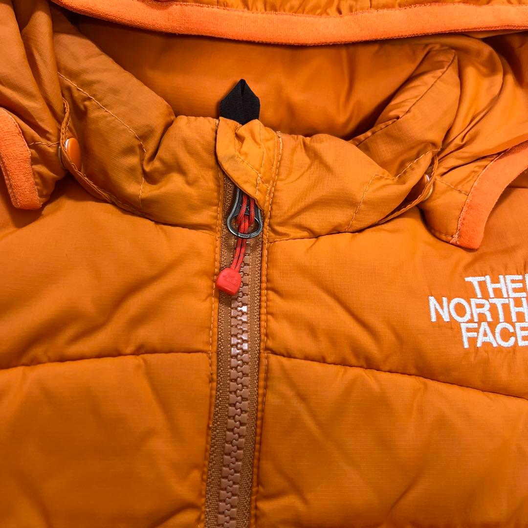 ノースフェイス アコンカグア ダウンジャケット　80 オレンジ　ベビー　キッズ