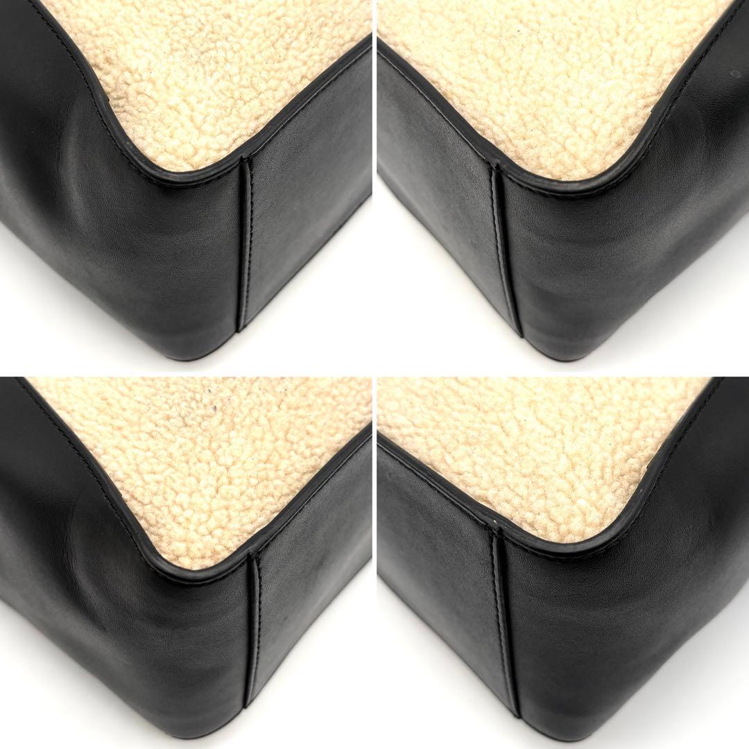 美品 ステラマッカートニー 2way ショルダーバッグ ロゴ ボア レディース