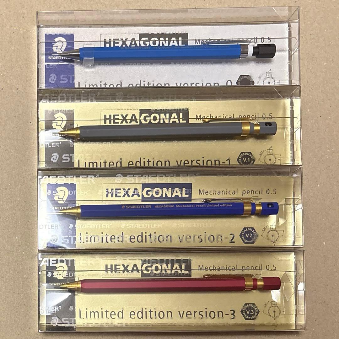 ステッドラー　ヘキサゴナル 限定色4本セット