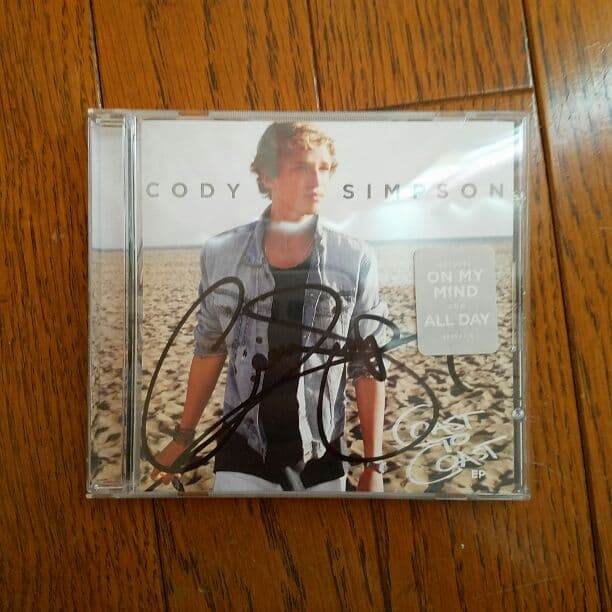 本物サイン入り Cody Simpson CD