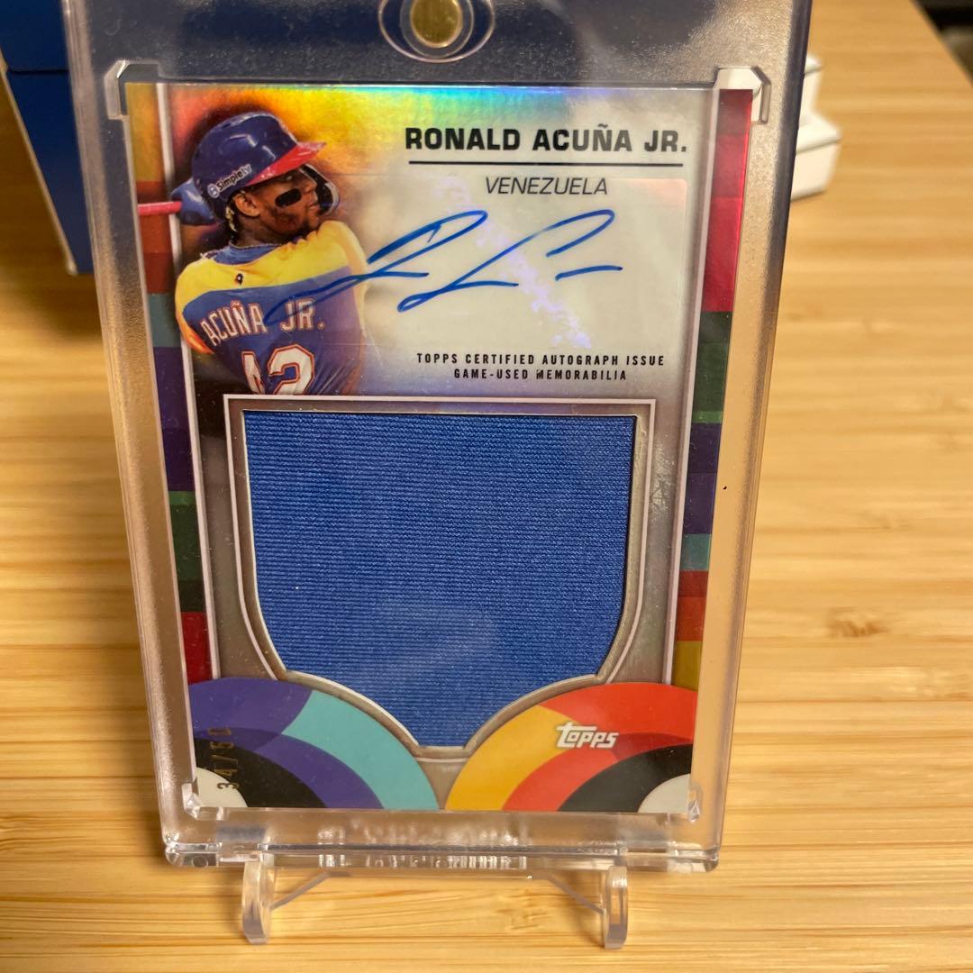 50枚限定 Topps アクーニャjr WBC サイン入りレリックカード