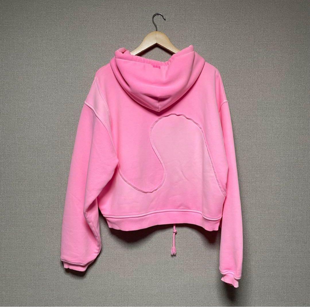 ERL ピンク フード付きパーカー