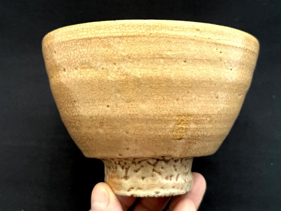 茶碗■古大井戸抹茶碗 赤色 高麗焼 大井戸窯 二百五十年前江戸時代 時代物■