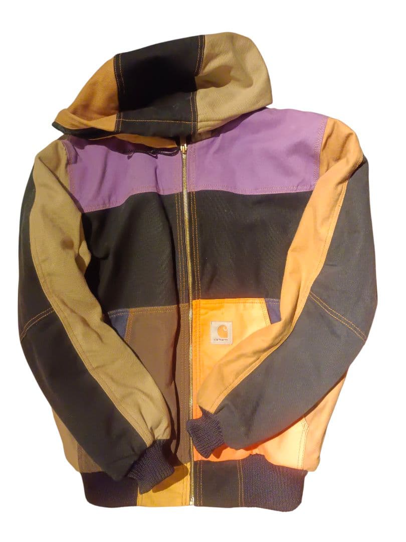$*$様 Carharttカーハート リメイク パッチワーク アクティブジャケッ