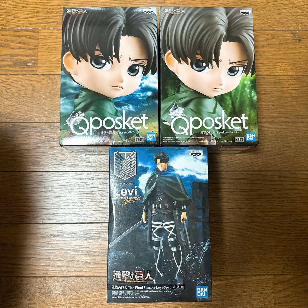 進撃の巨人　リヴァイ　フィギュア