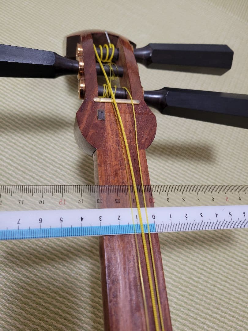 津軽三味線太棹 鼈甲バチ 桐芯ケースセット