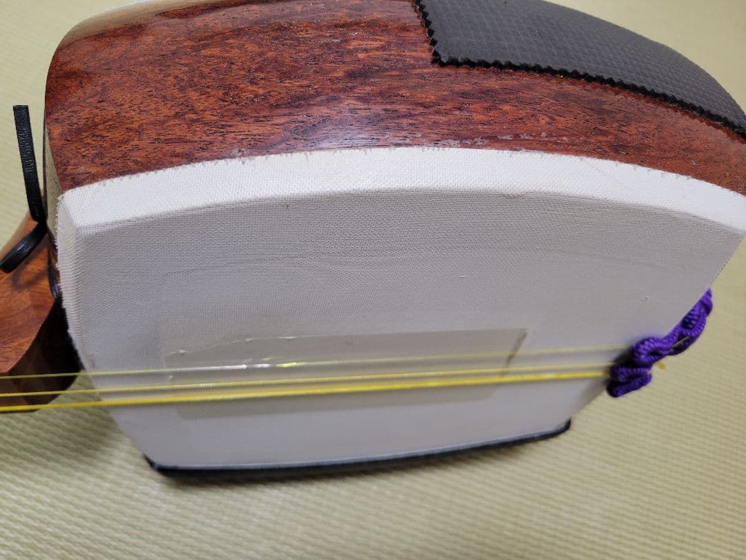 津軽三味線太棹 鼈甲バチ 桐芯ケースセット