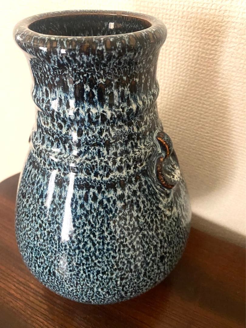 中国美術 窯变釉尊 花瓶 花生 花入  壺 時代物