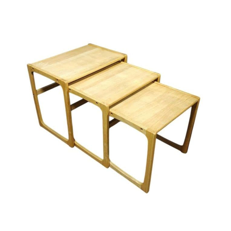 木製 ネストテーブル/花台/飾り台　大中小セット