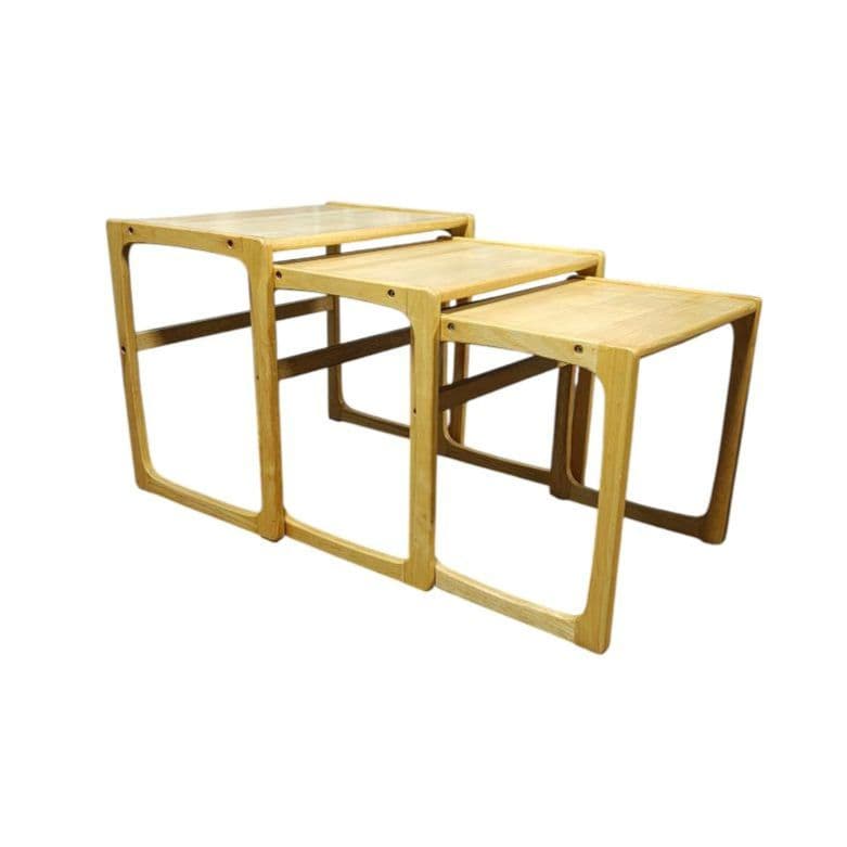 木製 ネストテーブル/花台/飾り台　大中小セット