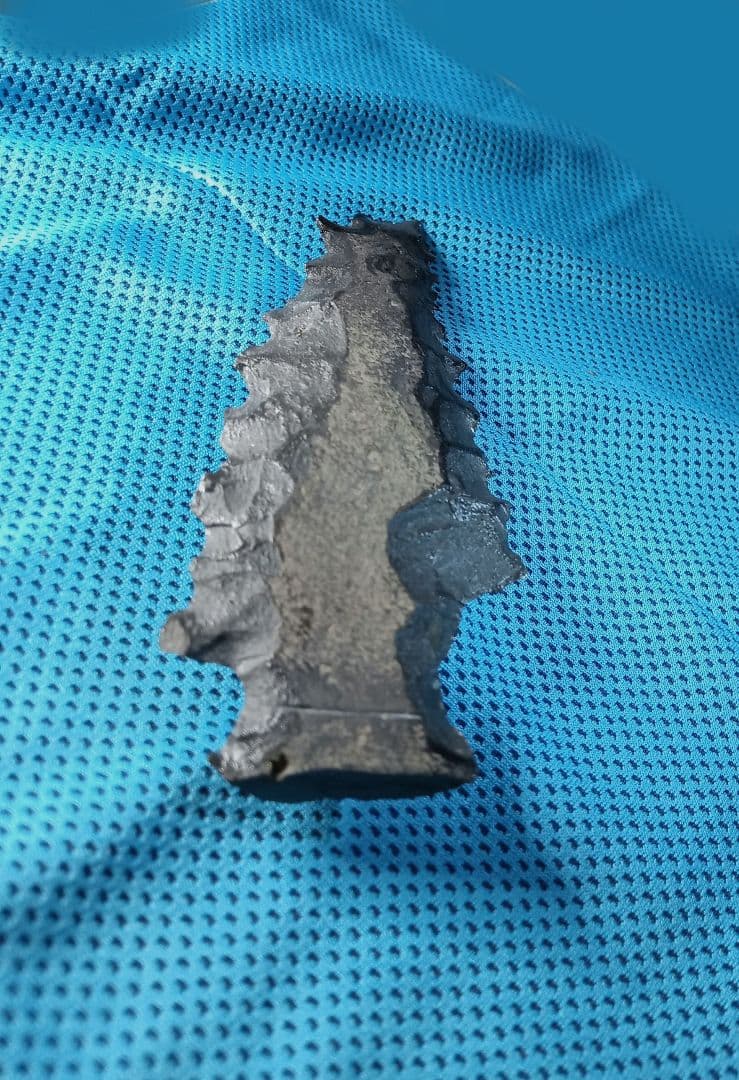 巨大石匙 スクレイパー 360 f 石器 サヌカイト 模写