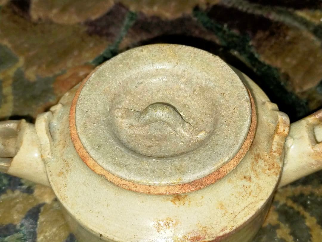 ♥御深井♥　急須　♥両口♥　発掘品　骨董　古玩