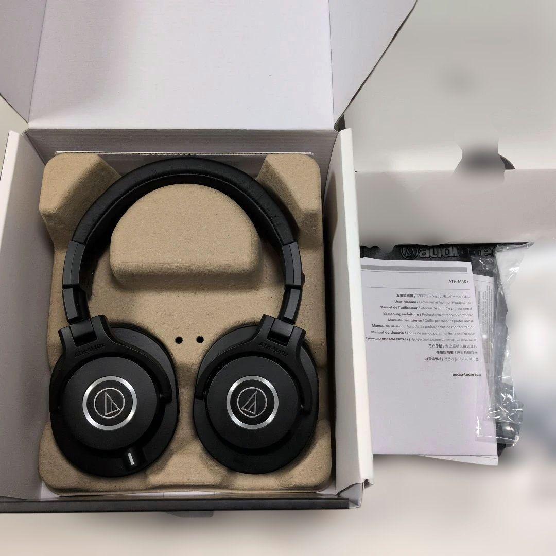 ★【ほぼ未使用】ATH-M40x 密閉型モニターヘッドホン 付属品完備