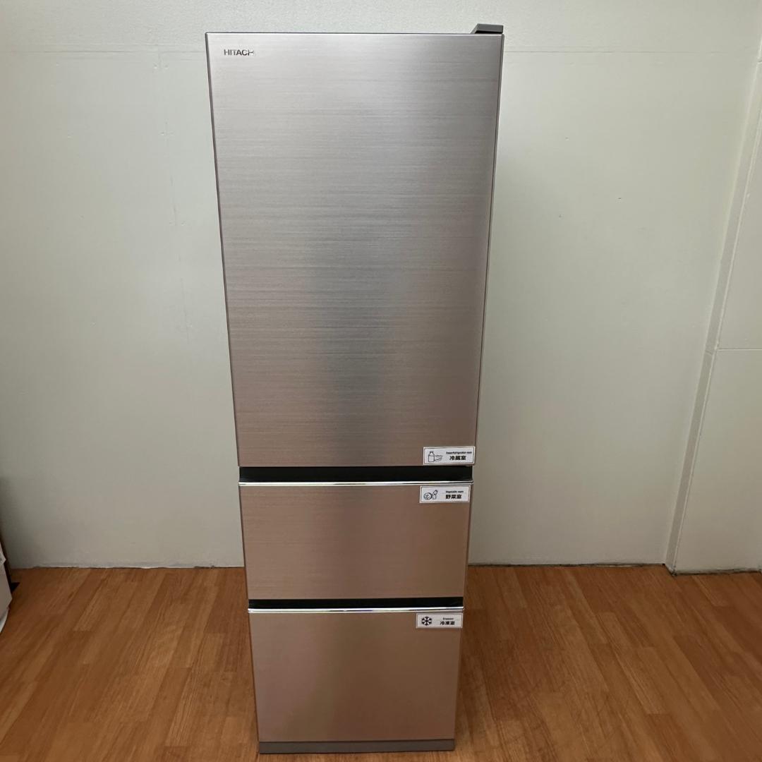 日立 3ドア冷蔵庫 2020年製 315L 美品 1ヶ月保証 C08-03