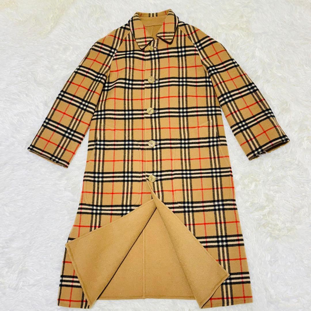 極美品 ✨ バーバリーズ ノバチェック 2way コート 白タグ 7AB2