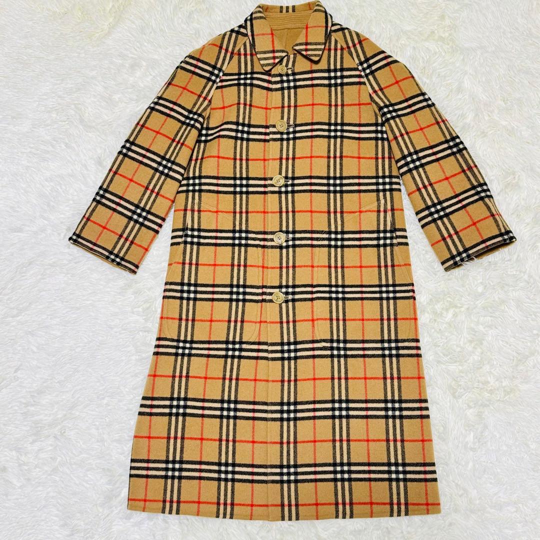 極美品 ✨ バーバリーズ ノバチェック 2way コート 白タグ 7AB2