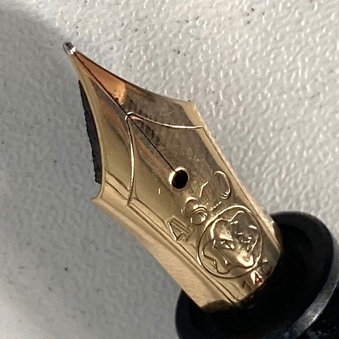 MONTBLANC　万年筆　MEISTERSTUCK 　ペン先14C　ブラック