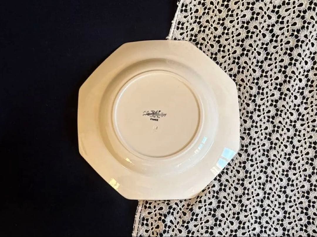 希少 美品 サルグミンヌ オクトゴナル 深皿 フランス アンティーク