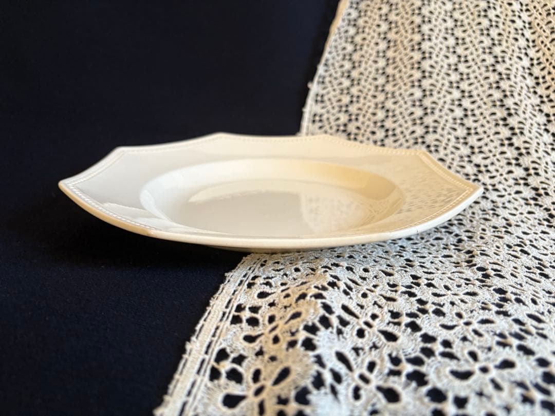 希少 美品 サルグミンヌ オクトゴナル 深皿 フランス アンティーク