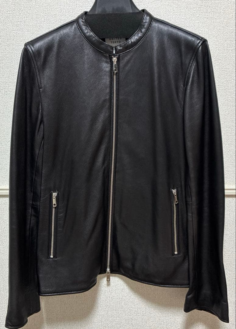 UNITED TOKYO シングルライダースジャケット サイズ3