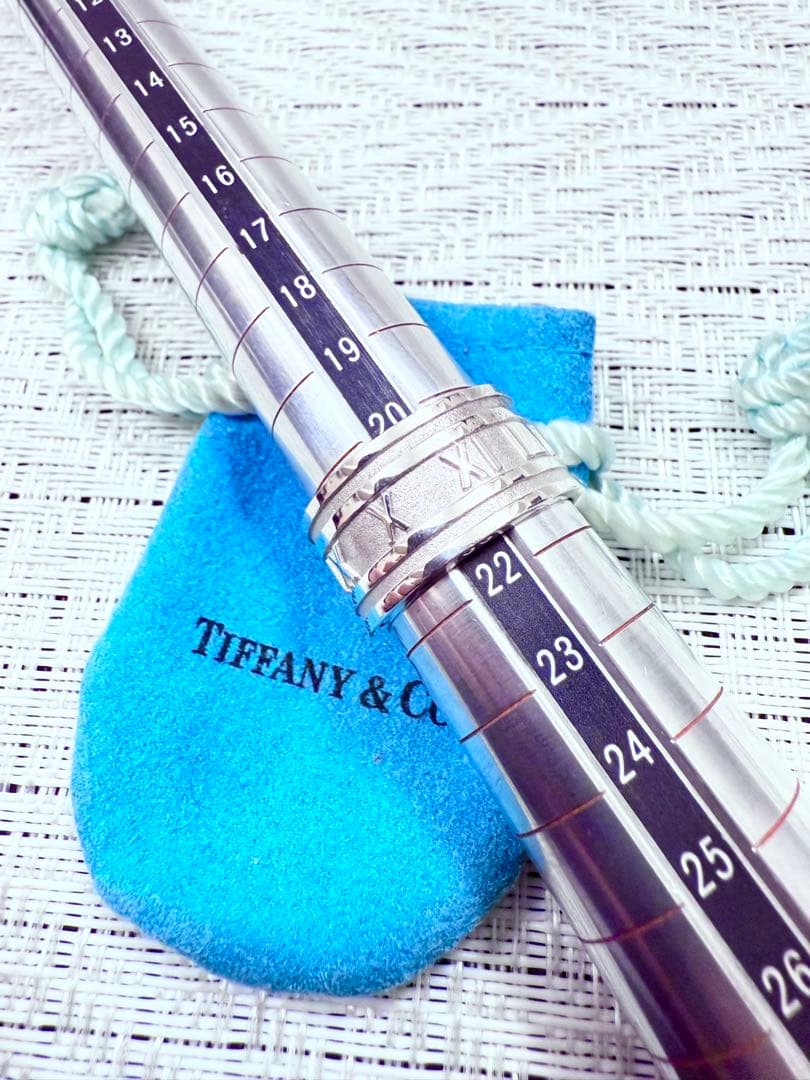 ユッキー様　ティファニー　アトラス　ワイド　指輪　リング　21.5号　研磨仕上済