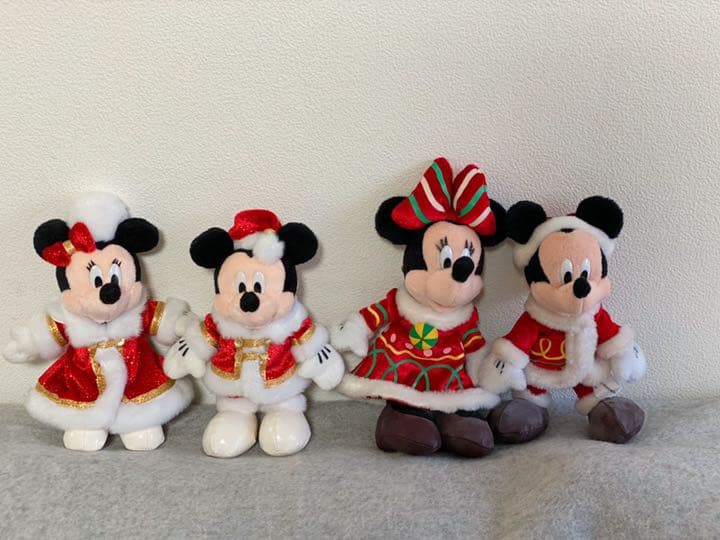 【まとめ売り】ディズニー ミッキー ミニー ぬいぐるみバッジ ストラップ