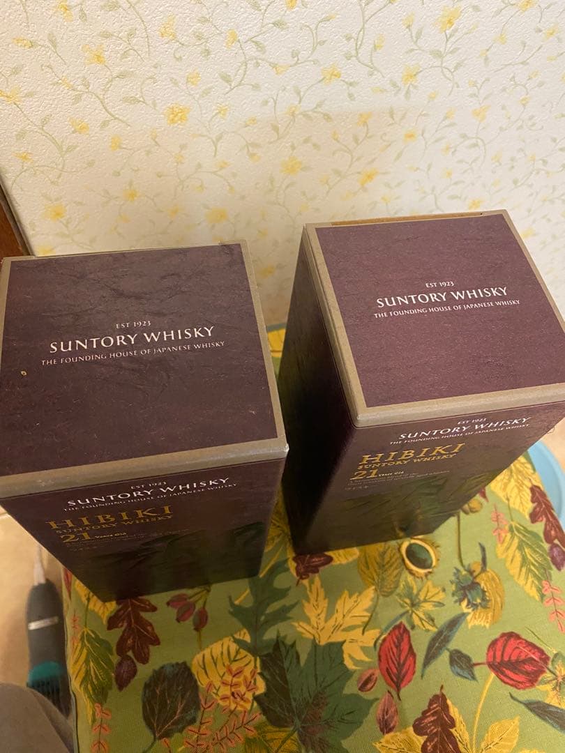 Hibiki 21年 ウイスキー ボトル2本セット空瓶空箱