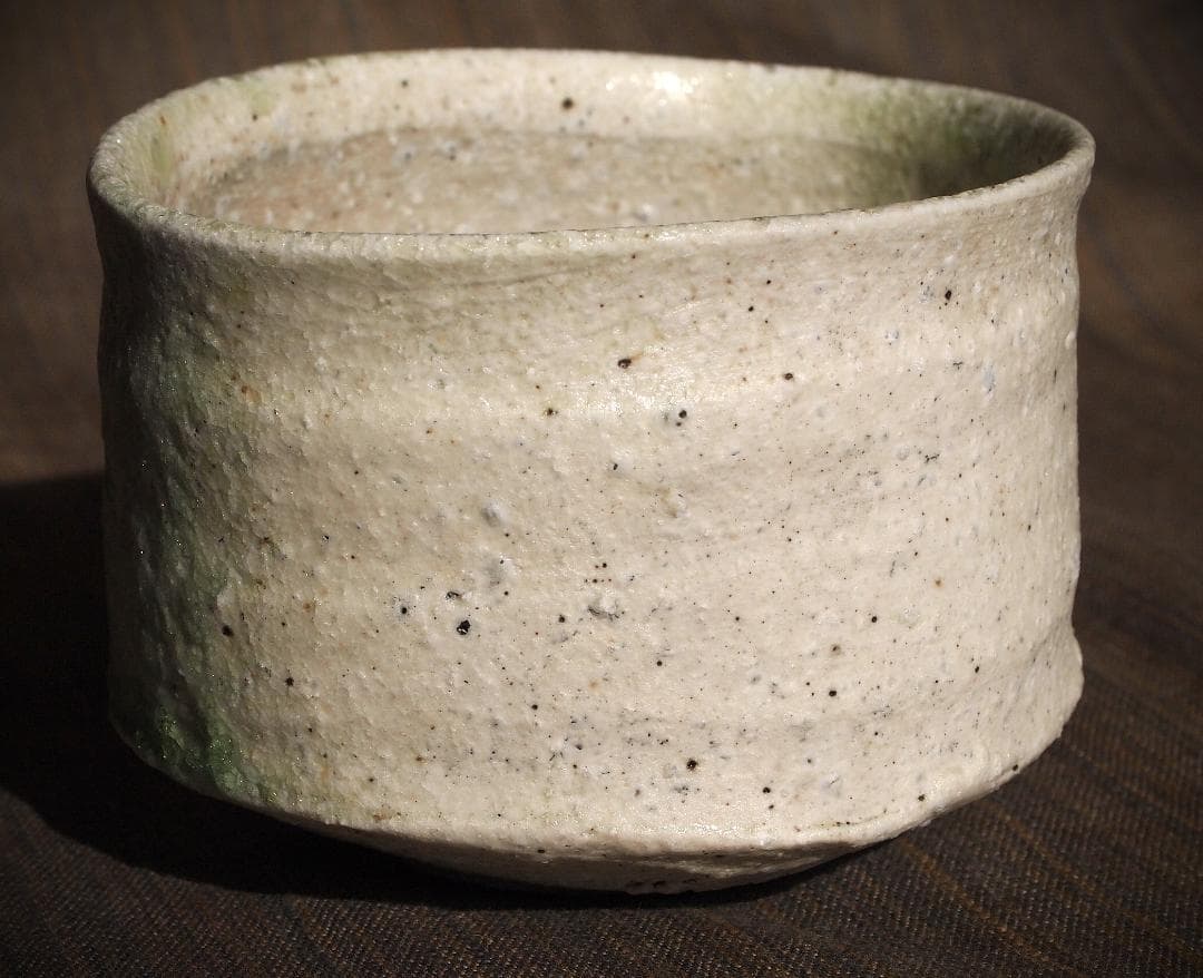 新作★辻村唯【師：辻村史朗】★自然釉小服茶碗★共箱・布